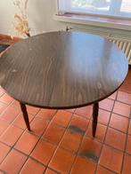 Ronde tafel, Huis en Inrichting, Tafels | Salontafels, Ophalen, Gebruikt, Ovaal
