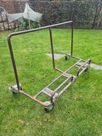 Grote platenkar/ transportkar, Doe-het-zelf en Bouw, Transportwagens, Ophalen, Zo goed als nieuw, Transportkar