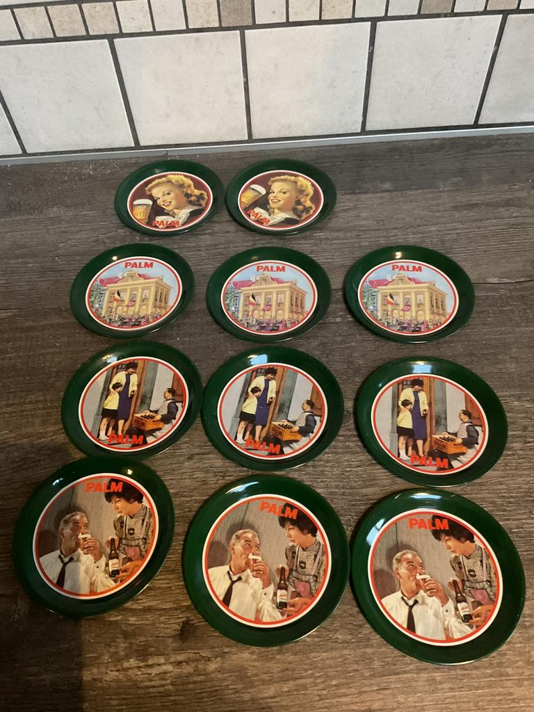 11 onderetters Palm, Huis en Inrichting, Woonaccessoires | Onderzetters, Ophalen of Verzenden, Nieuw