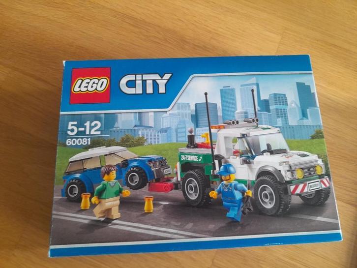 lego: Pick-up sleepwagen (60081), Kinderen en Baby's, Speelgoed | Duplo en Lego, Zo goed als nieuw, Lego, Complete set, Ophalen
