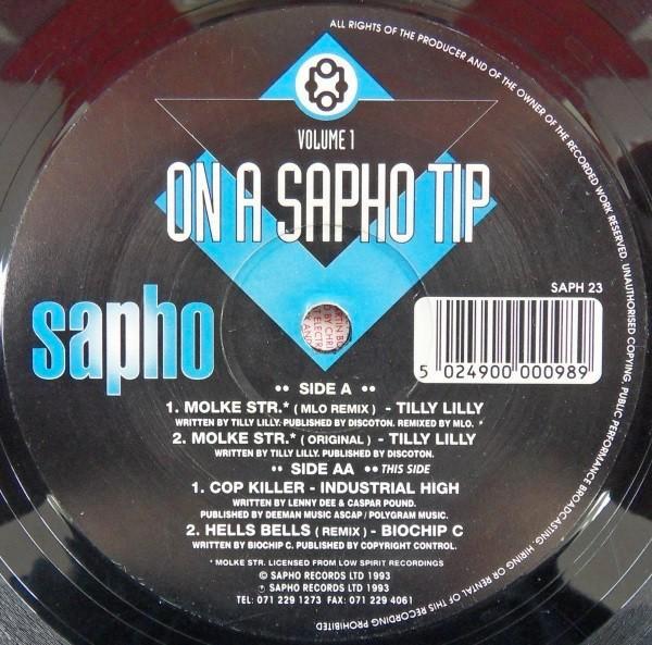 Various – On A Sapho Tip Volume 1, Cd's en Dvd's, Vinyl | Dance en House, Zo goed als nieuw, Ophalen of Verzenden