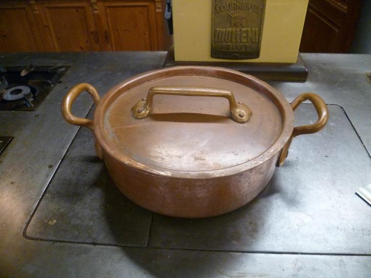 vintage koperen kookpot, Maison & Meubles, Cuisine | Casseroles & Poêles, Utilisé, Enlèvement