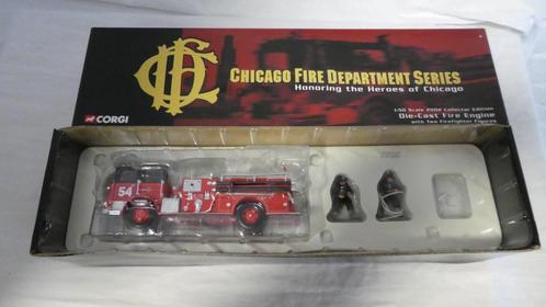 1/50 CORGI - Seagrave K Chicago Fire - Brandweer Brandweer, Hobby en Vrije tijd, Modelauto's | 1:50, Zo goed als nieuw, Overige typen