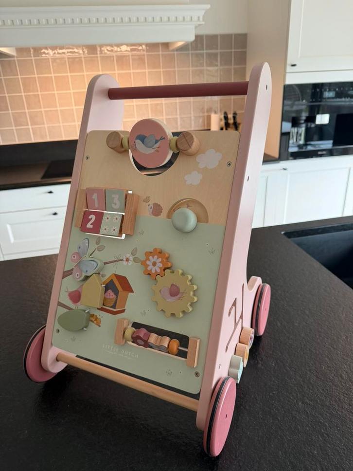 Little Dutch Garden Loopwagen Kwaliteit & Spelplezier!, Kinderen en Baby's, Speelgoed | Houten speelgoed, Zo goed als nieuw, Ophalen