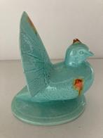 Art Déco Beau pigeon bleu-vert en faïence, Antiquités & Art, Antiquités | Céramique & Poterie, Enlèvement ou Envoi