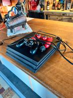 Playstation 4 SLIM 1TB, Games en Spelcomputers, Spelcomputers | Sony PlayStation 3, Ophalen, Gebruikt, Met 2 controllers, Slim