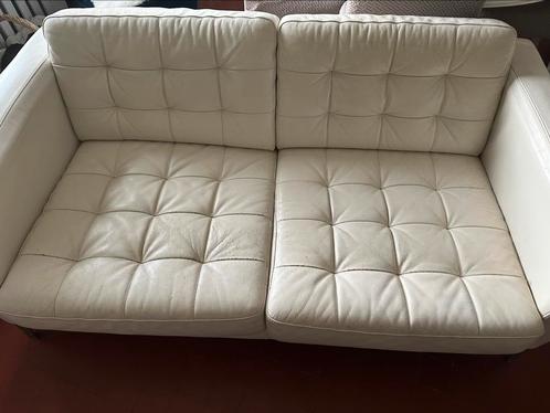 ️Canapé cuir Ikea Landskrona Karlstad 2 places utilisé, Huis en Inrichting, Zetels | Zetels en Chaises Longues, Gebruikt, Ophalen