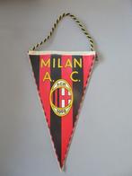 oude voetbal pennant wimpel Milan A.C. Italia Rossoneri, Verzamelen, Verzenden, Zo goed als nieuw, Vaantje of Sjaal