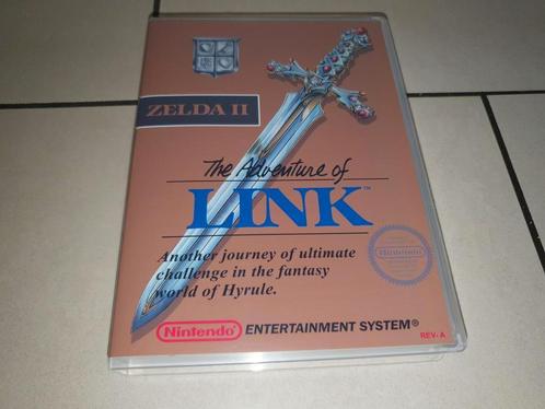 Zelda II The Adventure of Link NES Game Case, Games en Spelcomputers, Games | Nintendo NES, Zo goed als nieuw, Verzenden
