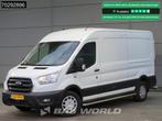 Ford Transit 130pk Automaat L3H2 Airco Cruise Parkeersensore, Auto's, Automaat, Stof, Wit, Diesel