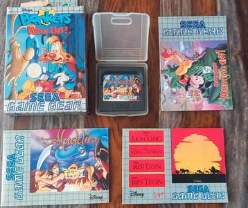 Sega Game Gear Bonkers Aladdin Land of Illusion Lion King beschikbaar voor biedingen