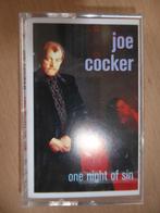 JOE COCKER : ONE NIGHT OF SIN (CASSETTE), 1 bandje, Ophalen of Verzenden, Zo goed als nieuw, Origineel