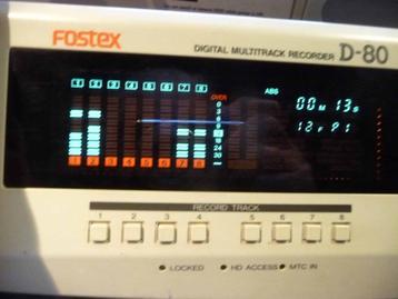 Enregistreur DIGITAL Multipistes FOSTEX D-80 beschikbaar voor biedingen
