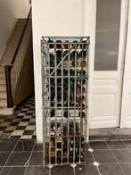 Vintage metalen wijnkast 150 flessen, Huis en Inrichting, Ophalen, Gebruikt