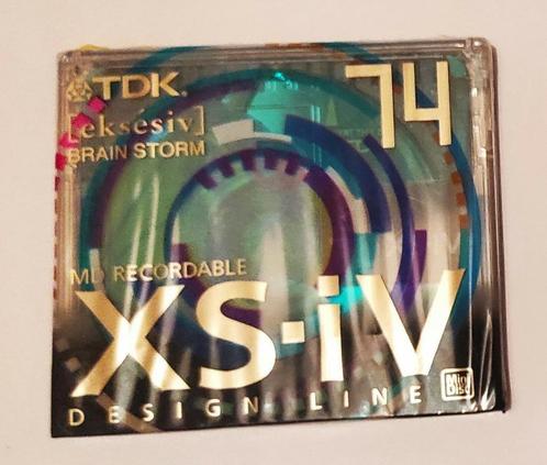 Minidisc TDK MDXS74BCEA - XS-iV Design Line Brain Storm NOUV, TV, Hi-fi & Vidéo, Walkman, Discman & Lecteurs de MiniDisc, Lecteur MiniDisc