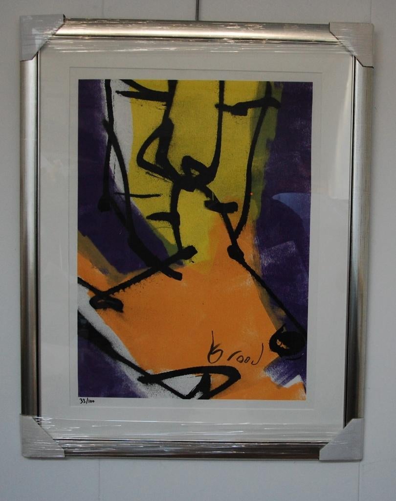 Sérigraphie Herman Brood maintenant 2, Antiquités & Art, Art | Lithographies & Sérigraphies, Enlèvement ou Envoi