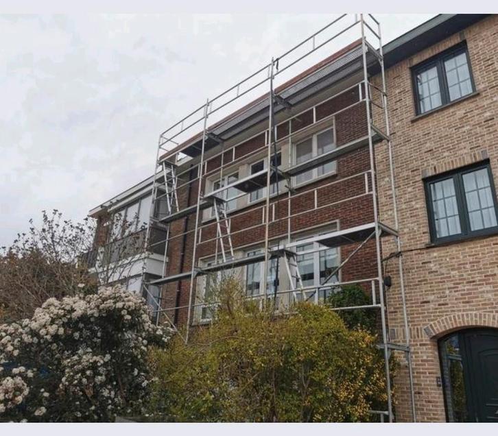 PROMO!! 63 m² gevelstelling layher blitz te koop, Doe-het-zelf en Bouw, Overige Doe-Het-Zelf en Bouw, Zo goed als nieuw, Ophalen