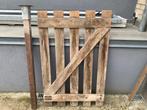 Portillon en bois méranti, Tuin en Terras, Tuinpoorten, Ophalen, Gebruikt, Minder dan 100 cm, 100 tot 150 cm