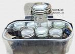 glazen kruidenpotjes / opbergpotjes - 8 voor samen 1,00 EUR, Ophalen