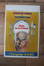 filmaffiche Louis De Funes l'aile ou la cuisse filmposter, Rechthoekig Staand, Ophalen of Verzenden, Zo goed als nieuw, A1 t/m A3