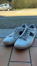 Lacoste sneakers - Wit/Blauw - Maat 42.5, Enlèvement, Comme neuf, Bleu, Baskets