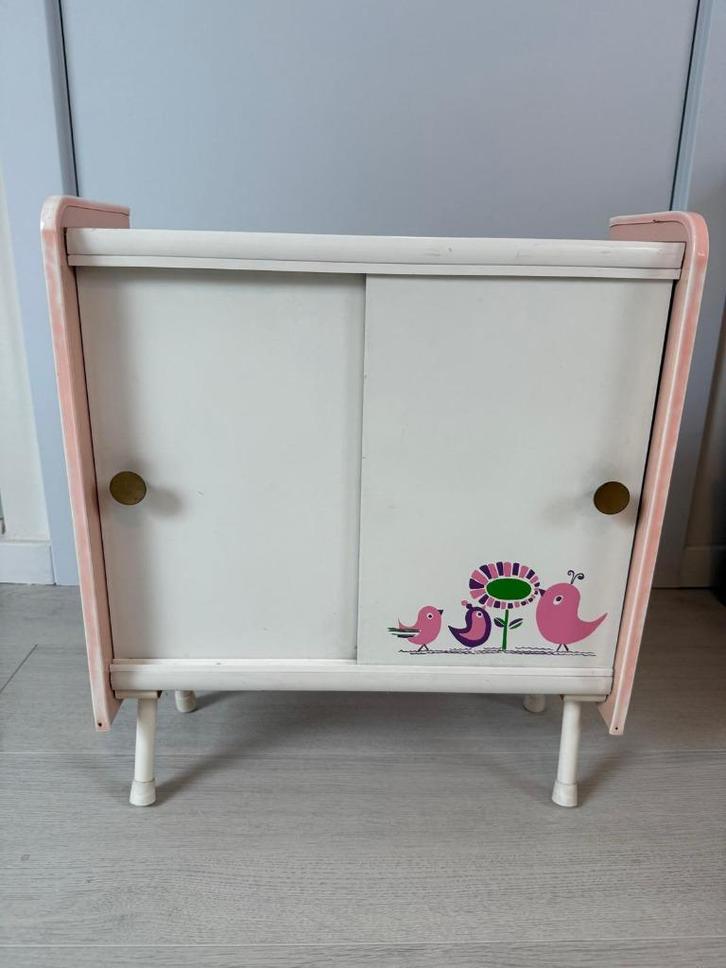 Vintage kinderkastje — jaren ’70, Kinderen en Baby's, Speelgoed | Poppenhuizen, Gebruikt, Accessoires, Ophalen