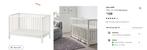 Must go quickly: baby cot 60 x 120 cm along with mattress, Gebruikt, Minder dan 70 cm, Minder dan 140 cm, Matras