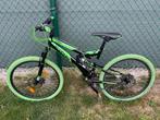 Mbt kinderfiets 24 inch zwart / groen, Fietsen en Brommers, Ophalen, Gebruikt, 24 inch, Handrem