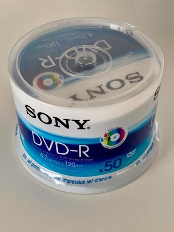 dvd-r Sony 4.7GB 100 stuks printable beschikbaar voor biedingen