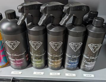 White Diamonds autopoetsproducten.  beschikbaar voor biedingen