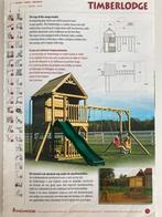 Speeltoestel KingWood Timberlodge, Kinderen en Baby's, Speelgoed | Buiten | Speeltoestellen, Ophalen of Verzenden, Gebruikt, Schommel