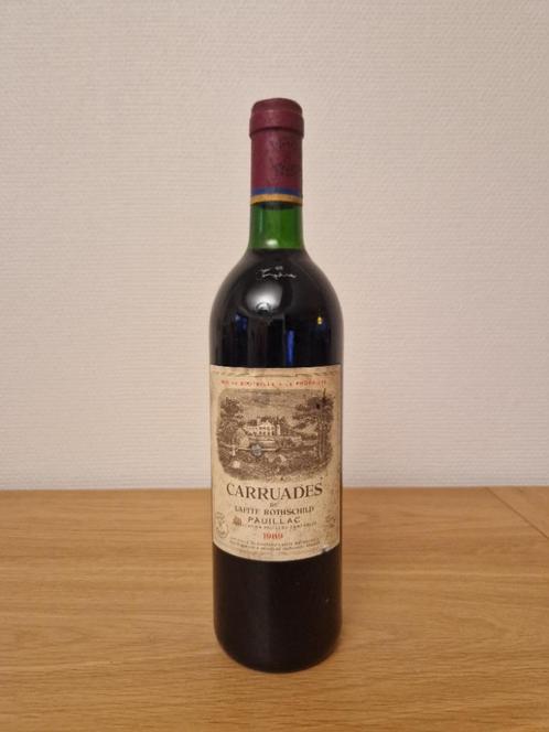 CARRUADES DE LAFITE - 1989 - Pauillac (75 cl), Collections, Vins, Neuf, Vin rouge, France, Pleine, Enlèvement ou Envoi