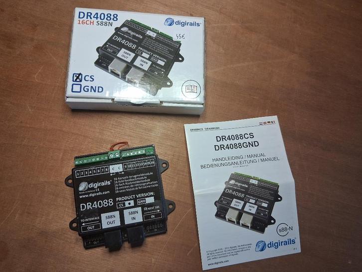 Digirails Terugmeldmodule DR4088CS, Hobby en Vrije tijd, Modeltreinen | H0, Gebruikt, Overige typen, Gelijkstroom, Overige merken