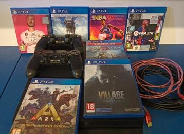 Ps4 pro + 7 games en 2 controllers  beschikbaar voor biedingen