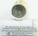 Rouleau 2 Euro  Italie 2022 UNC Falcone et Borsellino, Timbres & Monnaies, Monnaies | Europe | Monnaies euro, 2 euros, Série, Enlèvement ou Envoi