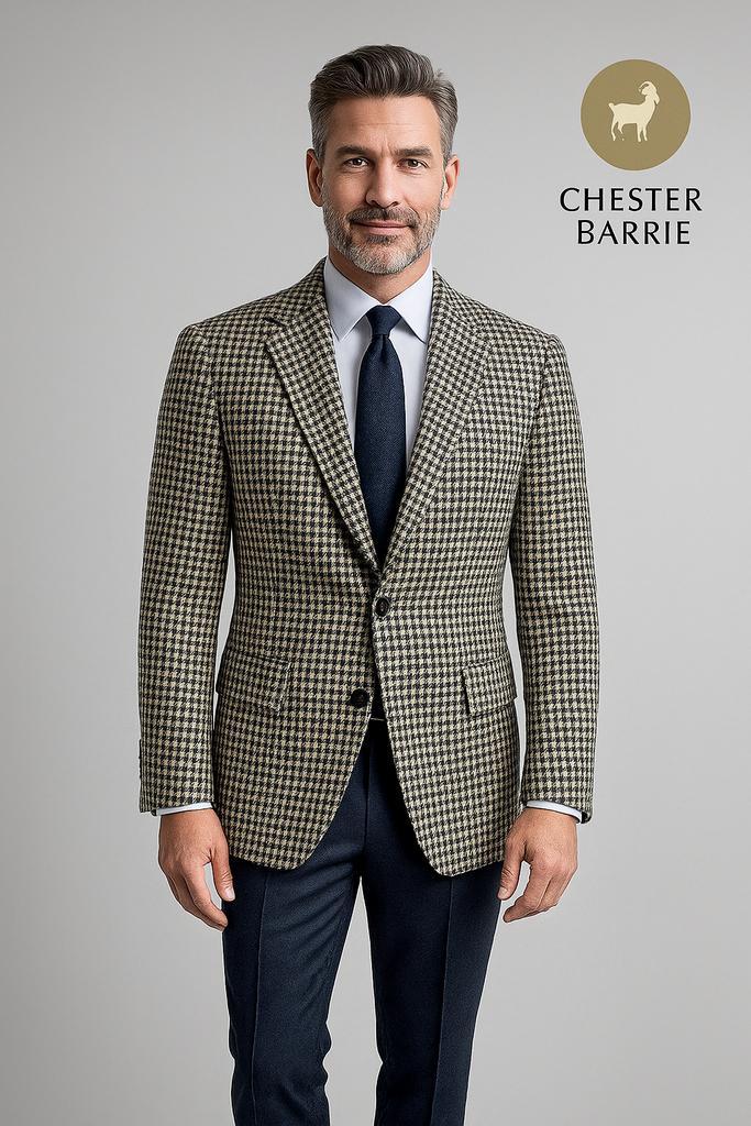 Chester Barrie - Colbert Blazer Cashmere Kasjmier wol Heren, Kleding | Heren, Kostuums en vesten, Zo goed als nieuw, Maat 48/50 (M)