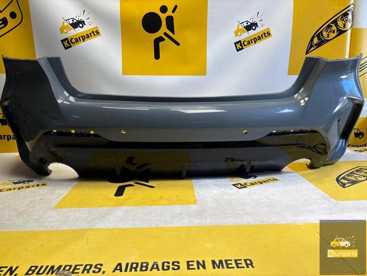 Bmw 1 serie f40 achterbumper M Pakket Bumper PDC 2018-Heden, Auto-onderdelen, Carrosserie, Bumper, BMW, Achter, Gebruikt