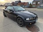 BMW 320CI Cabrio Benzine, Auto's, Beige, Cabriolet, Zwart, Leder