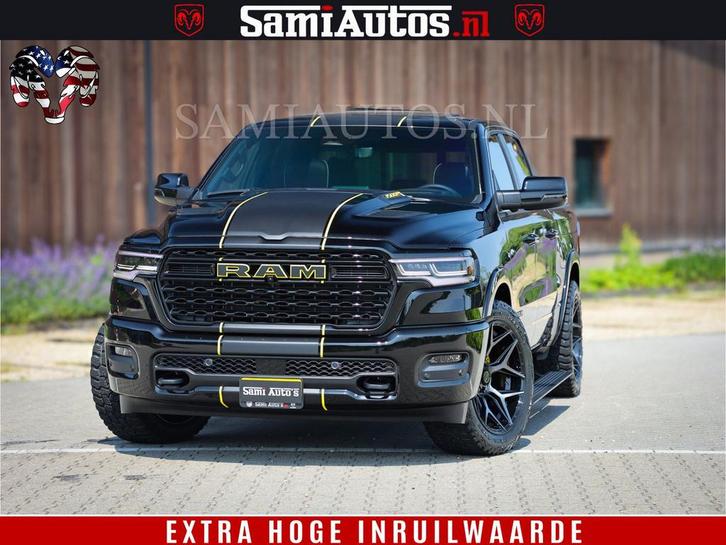 Dodge Ram 1500 Limited Night High Output 540HP 706Nm | Massa, Auto's, Dodge, Bedrijf, RAM 1500, 4x4, ABS, Adaptive Cruise Control