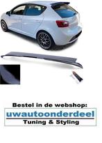 Dakspoiler Spoiler glans Zwart Voor Seat Ibiza 6J 6P 5Drs, Auto diversen, Tuning en Styling, Verzenden