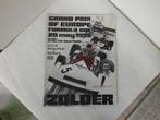 OFFICIEEL PROGRAMMA FORMULE 1 ZOLDER 1973, Verzamelen, Ophalen of Verzenden, Gebruikt, Formule 1