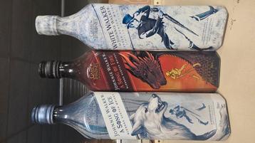 Game of thrones Johnnie Walker (set 3 stuks) beschikbaar voor biedingen