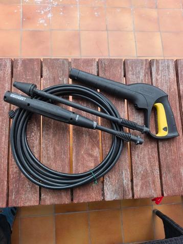 Karcher pistool+kopstukken+ Hogedrukdarm, Enlèvement, Comme neuf