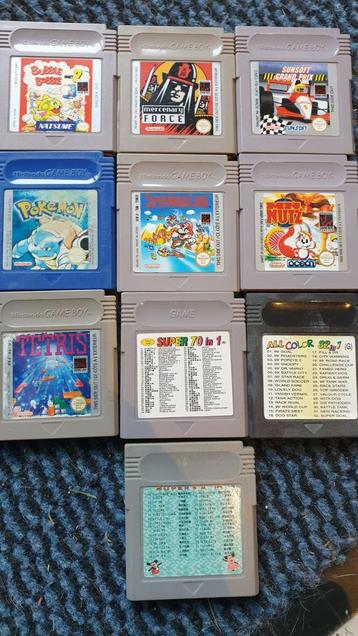Spelletjes nintendo gameboy  beschikbaar voor biedingen