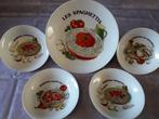 4 pasta borden met schaal, Huis en Inrichting, Keuken | Servies, Ophalen of Verzenden, Zo goed als nieuw, Bord(en)