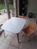 Kindertafeltje met 2 stoeltjes, zeer degelijk materiaal, Kinderen en Baby's, Kinderkamer | Tafels en Stoelen, Ophalen, Gebruikt