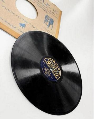 Zeldzaam 1929-30 Vinyl Single 8” inch Edison Bell Radio 1303 beschikbaar voor biedingen