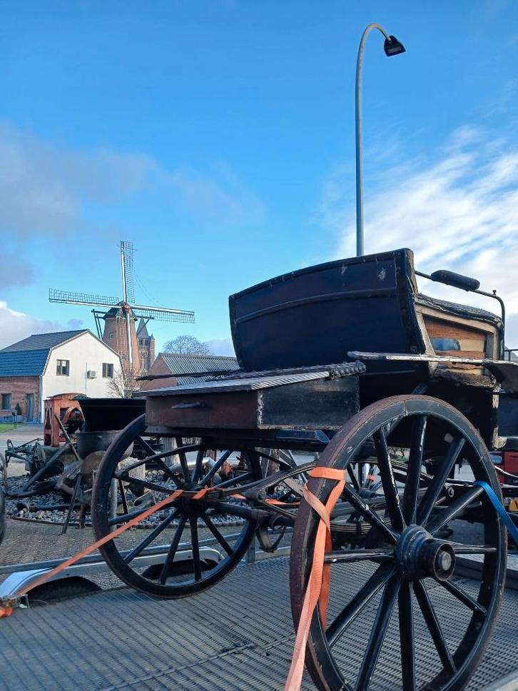 Antieke koets, rijtuig, restauratieproject, Animaux & Accessoires, Voitures & Carrosses, Utilisé, Autres types, Cheval