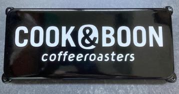Emaille-Reclamebord-Koffie-Cook&Boon-Perfecte staat-Mooi ! ! beschikbaar voor biedingen