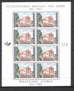 België 1962 Blok Menenpoort-Ieper postfris, Verzenden, Orginele gom, Postfris, Postfris